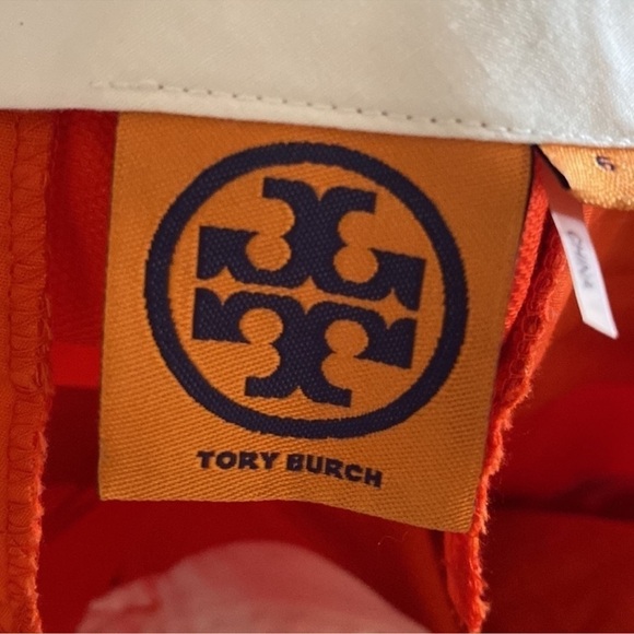 TORY BURCH Bright Orange Shorts - Picture 5 of 7